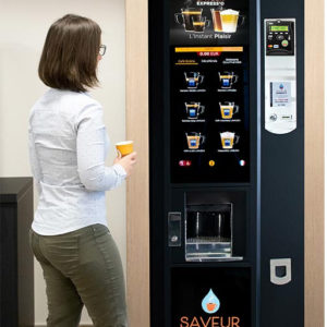 Distributeur automatique à café grains Tactile Eco-responsable